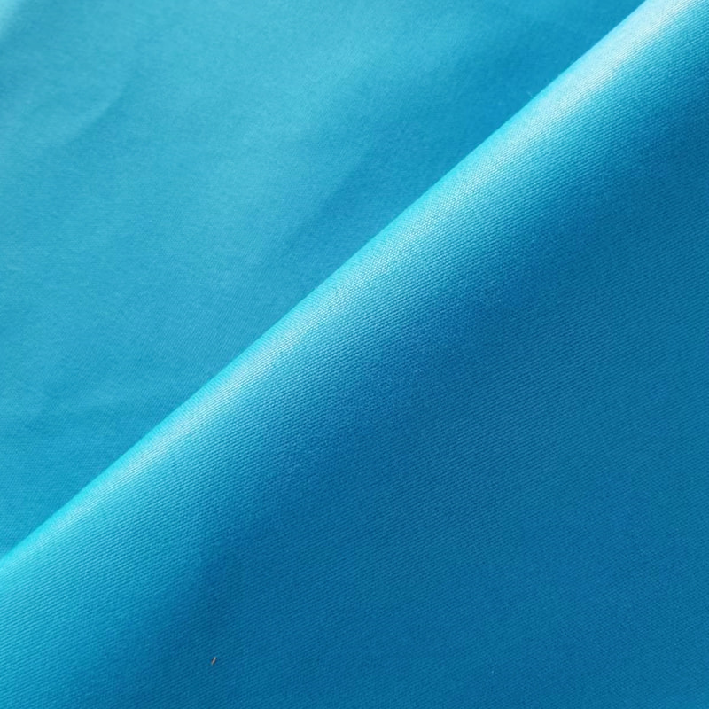 TMIE-08-1-1 70GSM 122CM Skjorteplagg mjukt och glansigt tyg 100 % polyester Material färgat med polerat polyester poplin tyg