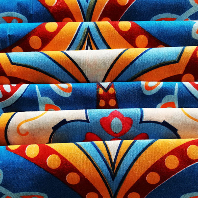 TMIE-10-6 80GSM Lättviktspigmenttryck Design Polyester Vanligt vävt lakantyg
