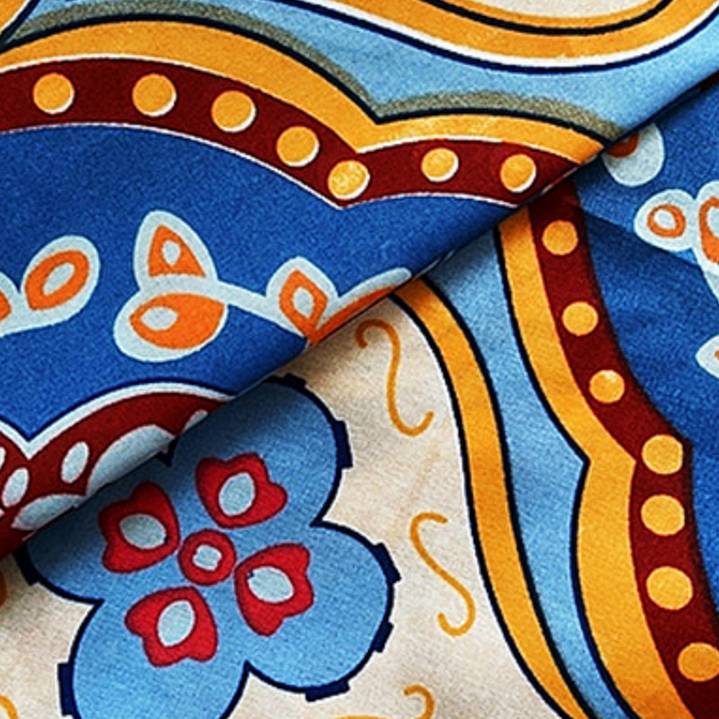 TMIE-10-6 80GSM Lättviktspigmenttryck Design Polyester Vanligt vävt lakantyg